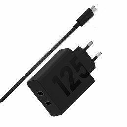Motorola TurboPower 125W Duo Charger Universaali Musta AC Pikalataus Sisätila