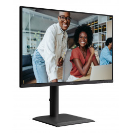 AOC E4 X24E4U tietokoneen litteä näyttö 61 cm (24") 1920 x 1200 pikseliä Full HD LED Musta