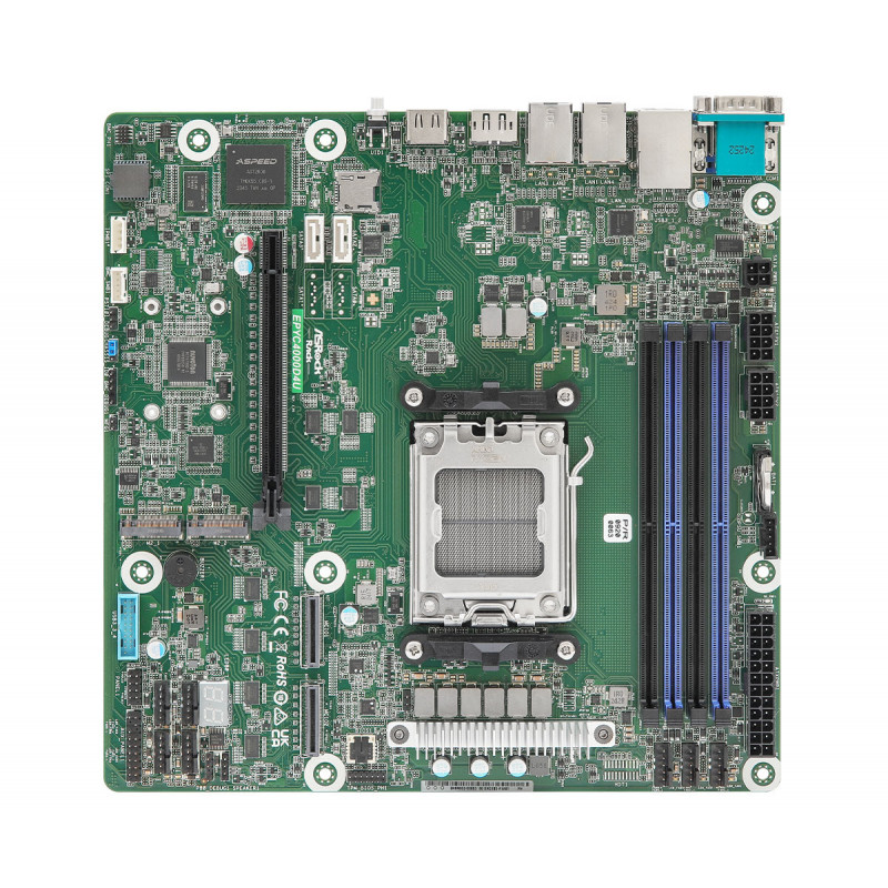 Asrock EPYC4000D4U emolevy KNOLL3 X300 Pistoke AM5 mikro ATX