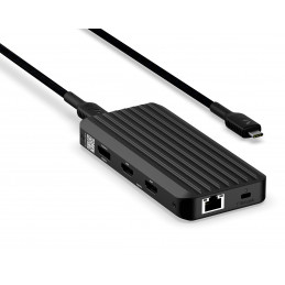Unisynk 10-porttinen usean näytön USB-C-keskitin V3