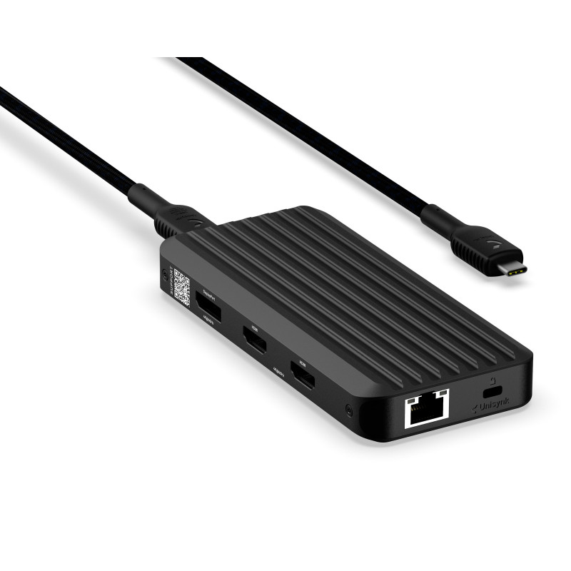 Unisynk 10-porttinen usean näytön USB-C-keskitin V3