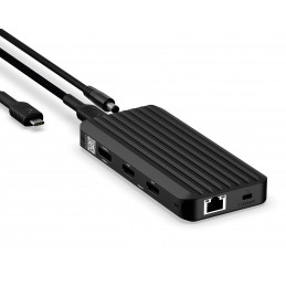 Unisynk 10-porttinen usean näytön USB-C-telakointiasema V3