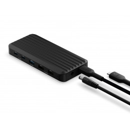 Unisynk 10-porttinen usean näytön USB-C-telakointiasema V3