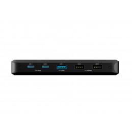 Unisynk 10-porttinen usean näytön USB-C-telakointiasema V3