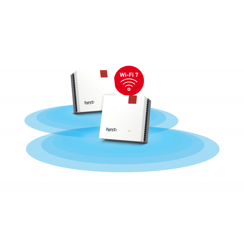 Mesh Set 1700 Kaksitaajuus (2,4 GHz 5 GHz) Wi-Fi 7 (802.11be) Valkoinen, Punainen 1 Sisäinen