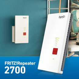 Repeater FRITZ! 2700 International Verkkotoistin 6500 Mbit s Valkoinen