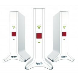 Mesh Set 20003109 Wi-Fi-verkkojärjestelmä Kaksitaajuus (2,4 GHz 5 GHz) Wi-Fi 6E (802.11ax) Punainen, Valkoinen 2x2 4x4