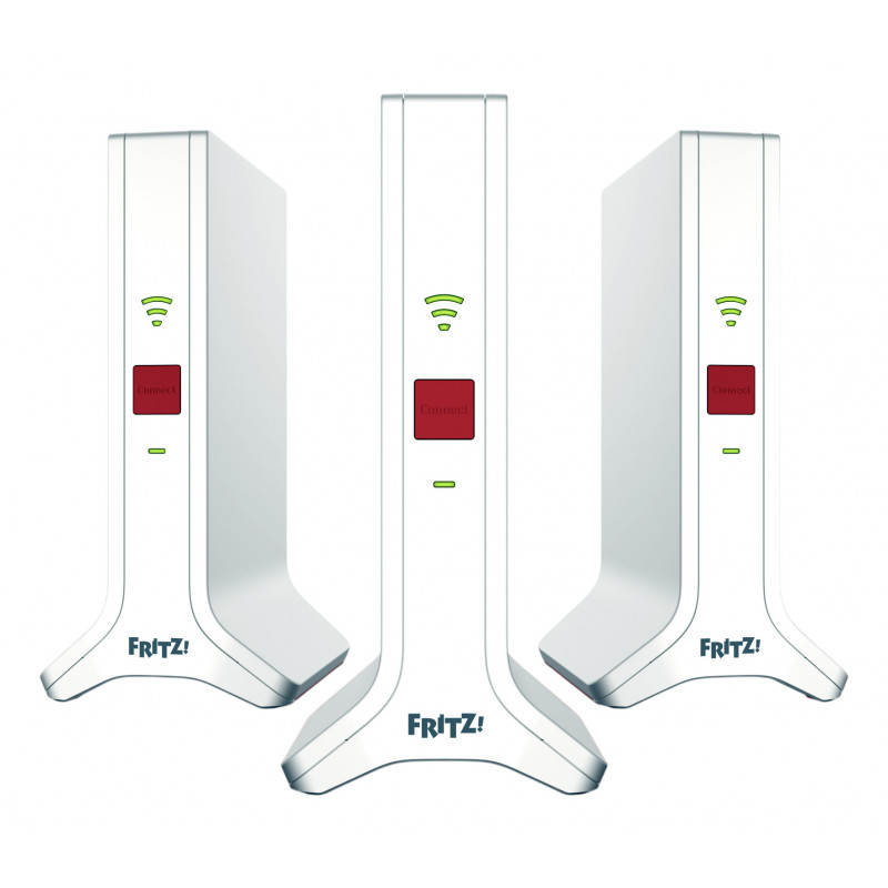 Mesh Set 20003109 Wi-Fi-verkkojärjestelmä Kaksitaajuus (2,4 GHz 5 GHz) Wi-Fi 6E (802.11ax) Punainen, Valkoinen 2x2 4x4