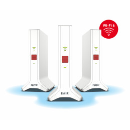 Mesh Set 20003109 Wi-Fi-verkkojärjestelmä Kaksitaajuus (2,4 GHz 5 GHz) Wi-Fi 6E (802.11ax) Punainen, Valkoinen 2x2 4x4