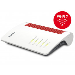 Box 5690 langaton reititin 2.5 Gigabit Ethernet Kaksitaajuus (2,4 GHz 5 GHz) Punainen, Valkoinen