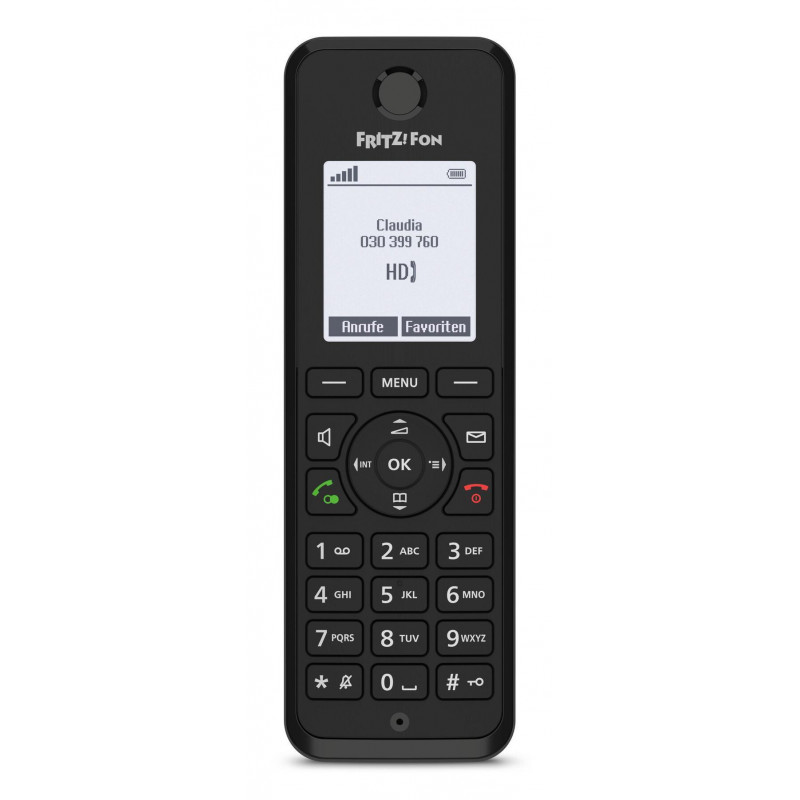 Fon M3 DECT-puhelin Soittajan tunnistus Musta
