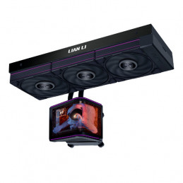 Lian Li HydroShift II OLED Curved 360P28 Suoritin All-in-one-nesteenjäähdytin 12 cm Musta 1 kpl