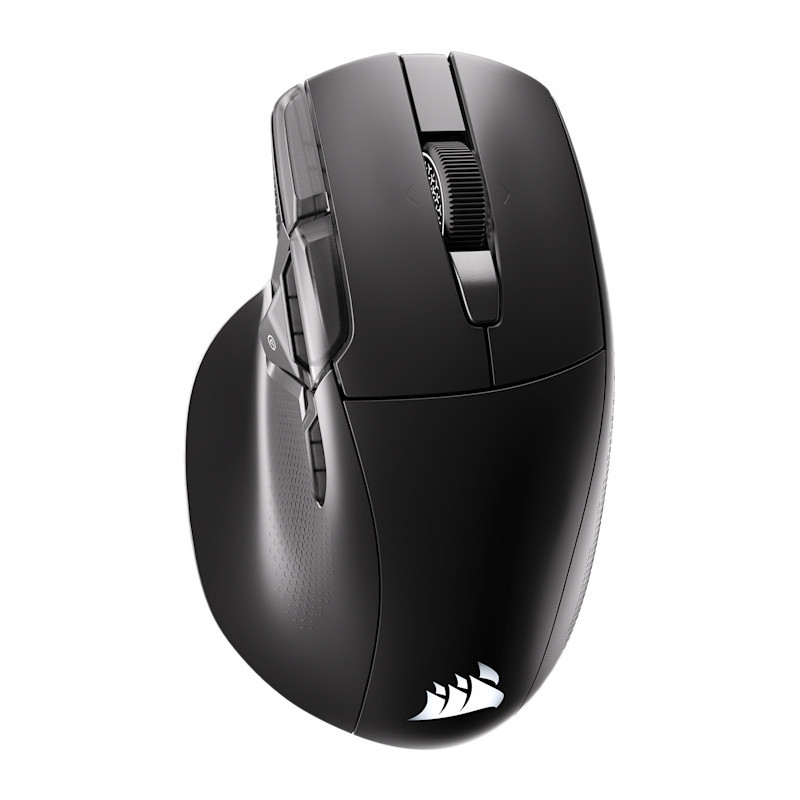 Corsair NIGHTSWORD v2 hiiri Pelaaminen Oikeakätinen RF Wireless + Bluetooth + USB Type-C Optinen 33000 DPI