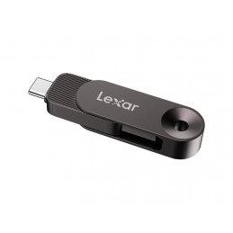 Lexar JumpDrive D500 Dual USB USB-muisti 256 GB USB Type-C USB Type-A 3.2 Gen 1 (3.1 Gen 1) Musta