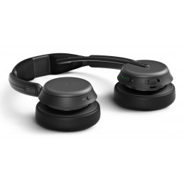 EPOS IMPACT 1000 MS UC ANC WL USB-C+A Stand Kuulokkeet Langaton Pääpanta Toimisto puhelukeskus USB Type-C Bluetooth