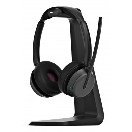 EPOS IMPACT 1000 MS UC ANC WL USB-C+A Stand Kuulokkeet Langaton Pääpanta Toimisto puhelukeskus USB Type-C Bluetooth