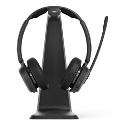 EPOS IMPACT 1000 MS UC ANC WL USB-C+A Stand Kuulokkeet Langaton Pääpanta Toimisto puhelukeskus USB Type-C Bluetooth