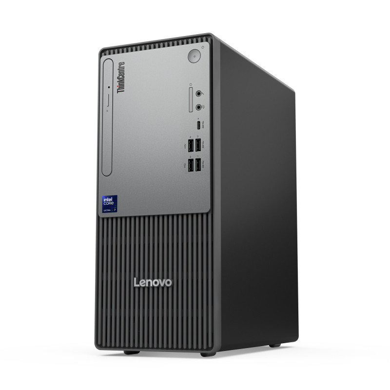 Lenovo ThinkCentre neo 50t Gen 6 Intel Core Ultra 3 205 16 GB DDR5-SDRAM 512 GB SSD Windows 11 Pro Tower PC Musta
