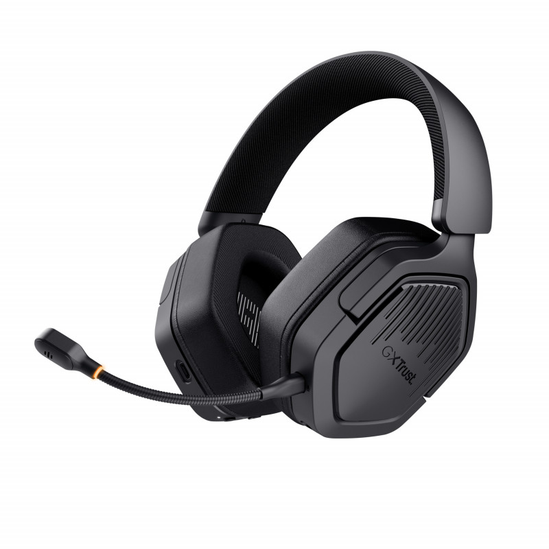 Trust GXT 493 Carus Kuulokkeet Langallinen & langaton Pääpanta, Kypärä Pelaaminen USB Type-C   USB Type-A Bluetooth Musta