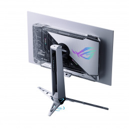 ASUS ROG Swift OLED PG27AQWP-W tietokoneen litteä näyttö 67,3 cm (26.5") 2560 x 1440 pikseliä Quad HD LCD Hopea