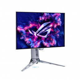 ASUS ROG Swift OLED PG27AQWP-W tietokoneen litteä näyttö 67,3 cm (26.5") 2560 x 1440 pikseliä Quad HD LCD Hopea