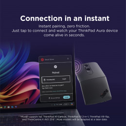 Lenovo 4Y51T62792 hiiri Universaali Molempikätinen Bluetooth IR LED 4000 DPI