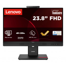 Lenovo ThinkCentre TIO24 Gen6 tietokoneen litteä näyttö 60,5 cm (23.8") 1920 x 1080 pikseliä Full HD LED Musta