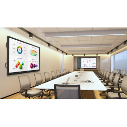 Optoma 3752RK Interaktiivinen litteä paneeli 190,5 cm (75") LED Wi-Fi 400 cd m² 4K Ultra HD Musta Kosketusnäyttö