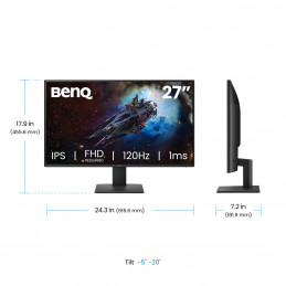 BenQ GW2791P tietokoneen litteä näyttö 68,6 cm (27") 1920 x 1080 pikseliä Full HD LED Musta