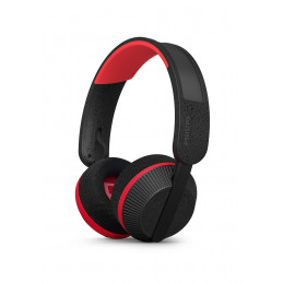 Philips 6000 series TAA6219BK 00 kuulokkeet ja kuulokemikrofoni Langaton Pääpanta Puhelut Musiikki Bluetooth Musta, Punainen