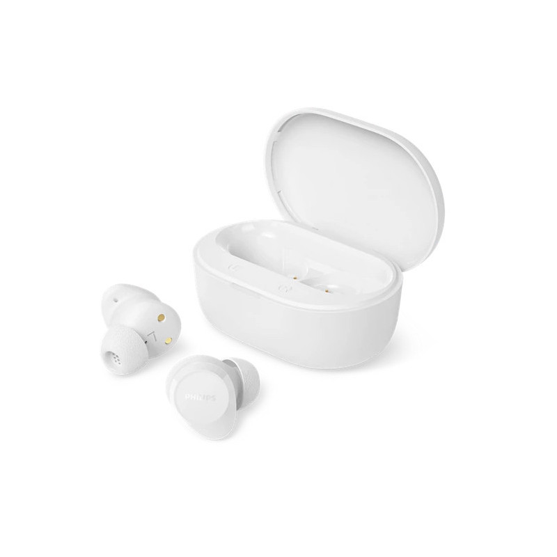 Philips TAT1300WT 00 kuulokkeet ja kuulokemikrofoni True Wireless Stereo (TWS) In-ear Puhelut Musiikki Bluetooth Valkoinen