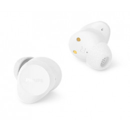 Philips TAT1300WT 00 kuulokkeet ja kuulokemikrofoni True Wireless Stereo (TWS) In-ear Puhelut Musiikki Bluetooth Valkoinen