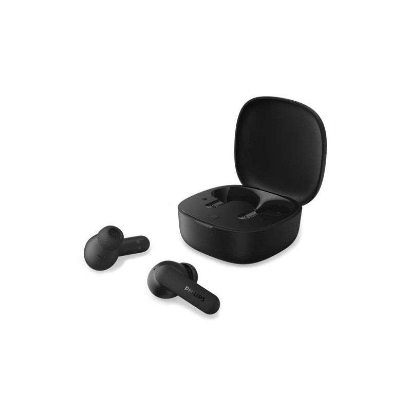 Philips TAT2200BK 00 kuulokkeet ja kuulokemikrofoni True Wireless Stereo (TWS) In-ear Puhelut Musiikki Bluetooth Musta