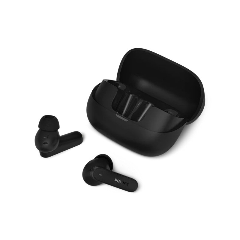 Philips TAT3000BK 00 kuulokkeet ja kuulokemikrofoni True Wireless Stereo (TWS) In-ear Puhelut Musiikki USB Type-C Bluetooth