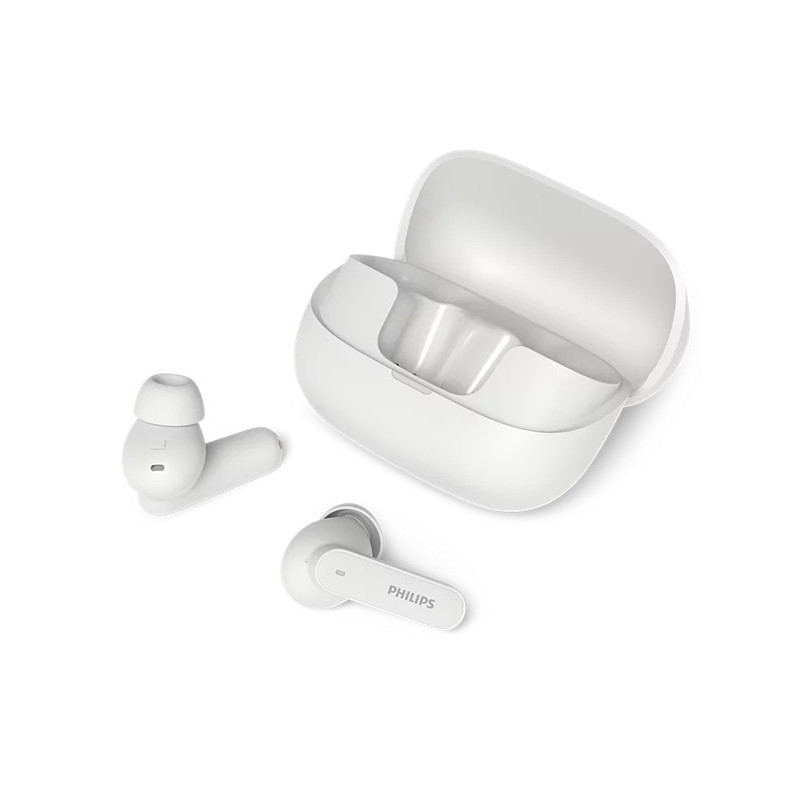 Philips TAT3000WT 00 kuulokkeet ja kuulokemikrofoni True Wireless Stereo (TWS) In-ear Puhelut Musiikki USB Type-C Bluetooth