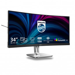 Philips 5000 series 34B2U5900C 00 tietokoneen litteä näyttö 86,4 cm (34") 5120 x 2160 pikseliä WUHD LCD Harmaa