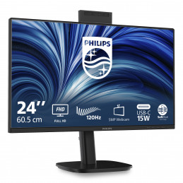 Philips 3000 series 24B2N3200JH 00 tietokoneen litteä näyttö 60,5 cm (23.8") 1920 x 1080 pikseliä Full HD LCD Musta