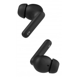 Streetz TWS-116 kuulokkeet ja kuulokemikrofoni True Wireless Stereo (TWS) In-ear Puhelut Musiikki Bluetooth Musta