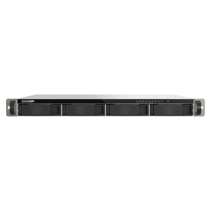 QNAP TS-H665U-RP Tallennuspalvelin Teline ( 1U ) 8 GB DDR5 0 TB QNAP QTS Musta
