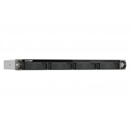 QNAP TS-H665U-RP Tallennuspalvelin Teline ( 1U ) 8 GB DDR5 0 TB QNAP QTS Musta