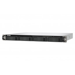 QNAP TS-H665U-RP Tallennuspalvelin Teline ( 1U ) 8 GB DDR5 0 TB QNAP QTS Musta