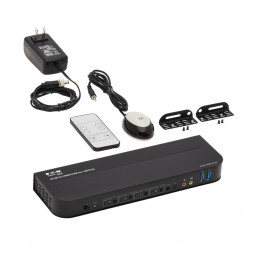 Tripp Lite B005-HUA4 KVM-kytkin Musta