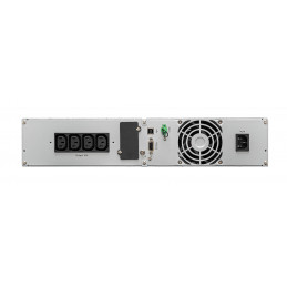 Eaton 9E1000IR UPS-virtalähde Taajuuden kaksoismuunnos (verkossa) 1 kVA 900 W 4 AC-pistorasia(a)