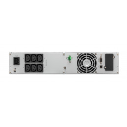 Eaton 9E2000IR UPS-virtalähde Taajuuden kaksoismuunnos (verkossa) 2 kVA 1800 W 6 AC-pistorasia(a)