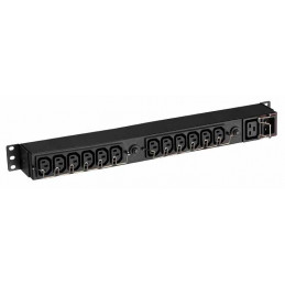 Eaton EFLX12I tehonjakeluyksikkö 13 AC-pistorasia(a) 1U Musta