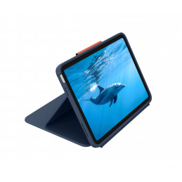 Logitech Rugged Combo 4 Touch QWERTY Pohjoismainen Smart Connector Sininen