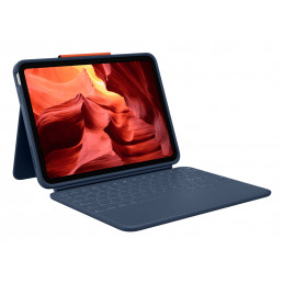 Logitech Rugged Combo 4 Touch QWERTY Pohjoismainen Smart Connector Sininen