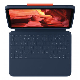Logitech Rugged Combo 4 Touch QWERTY Pohjoismainen Smart Connector Sininen