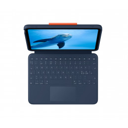 Logitech Rugged Combo 4 Touch QWERTY Pohjoismainen Smart Connector Sininen
