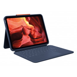 Logitech Rugged Combo 4 Touch QWERTY Pohjoismainen Smart Connector Sininen